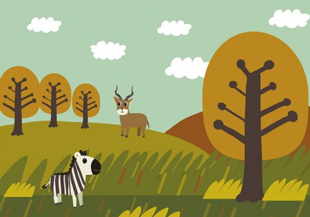 《動物園物語-場景圖》